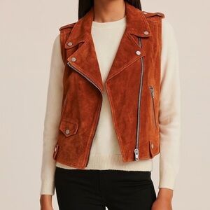 NWT BlankNYC Brown Suede Vest Medium